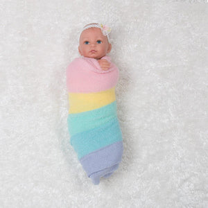 Perfect Doll Accessory for Reborn Babies - Rainbow Blanket - Paradise Galleries