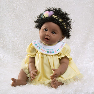 African American Black Reborn Baby Doll "Rainbow Blessings: Faith"