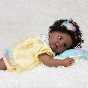 African American Black Reborn Baby Doll "Rainbow Blessings: Faith"