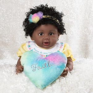 African American Black Reborn Baby Doll "Rainbow Blessings: Faith"