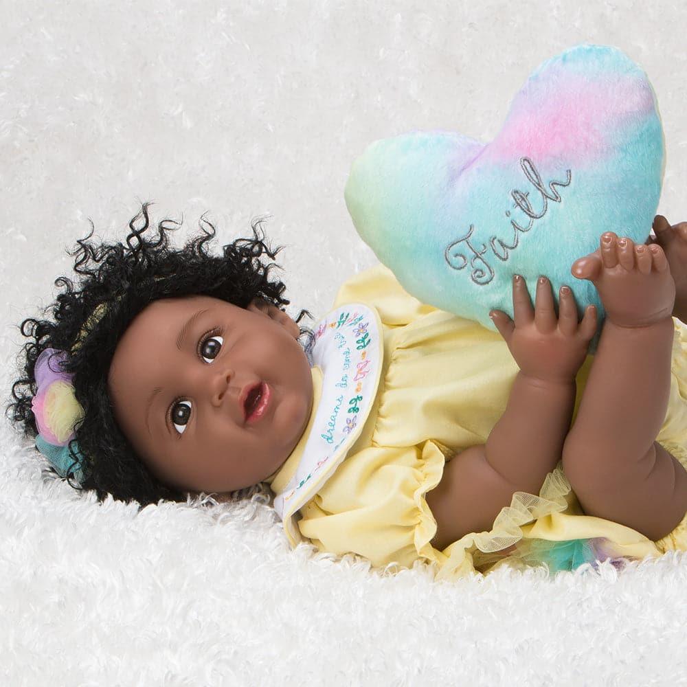 African American Black Reborn Baby Doll "Rainbow Blessings: Faith"