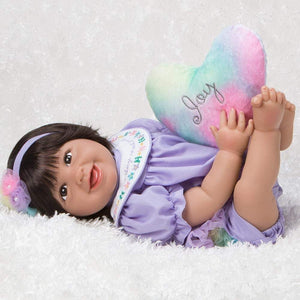 Paradise Galleries Biracial Reborn Doll Rainbow Blessings: Joy