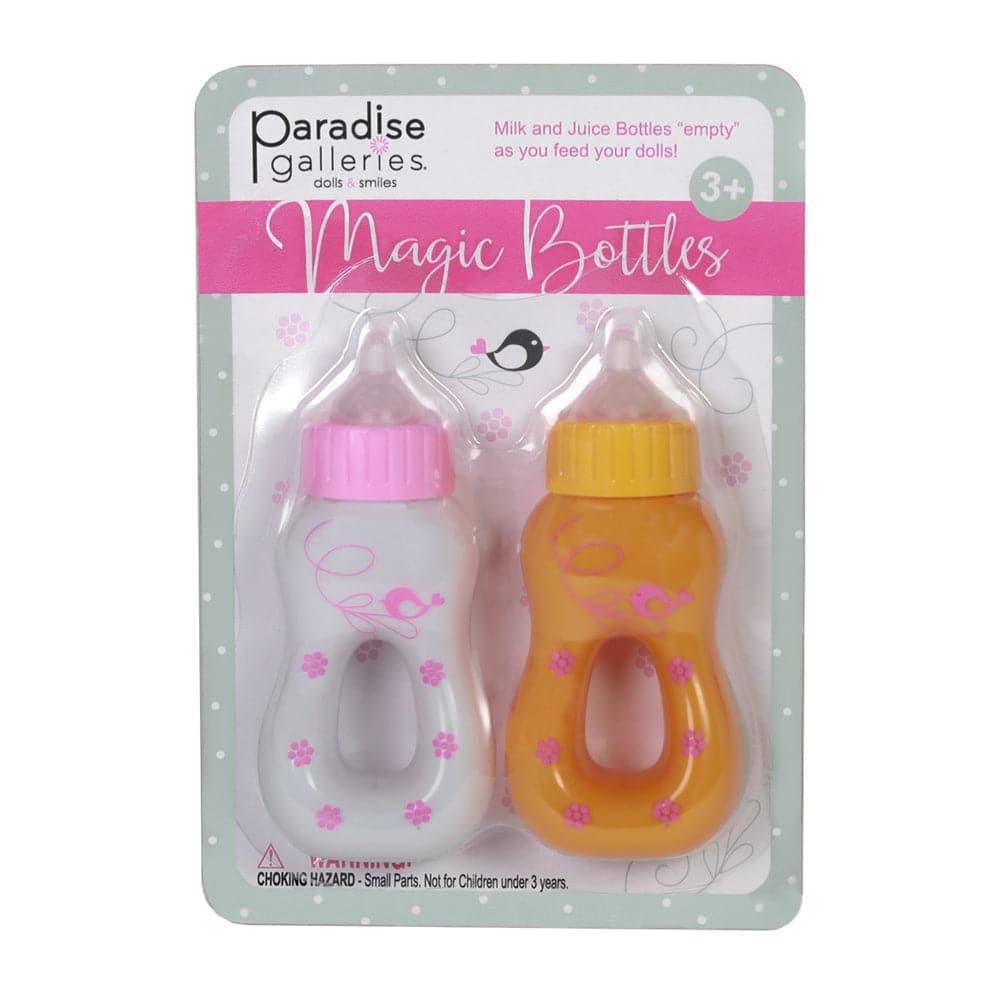 Baby Doll Magic Bottles Set - 2 Bottles, 1 Milk and 1 Orange Juice 