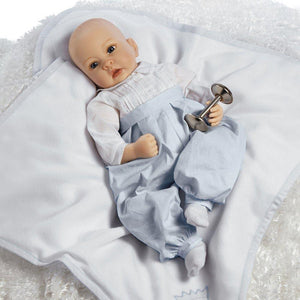 Real Born Baby Boy Doll, Royal Prince George, GentleTouch Vinyl, 22 inch Paradise Galleries Reborn