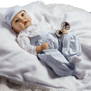 Real Born Baby Boy Doll, Royal Prince George, GentleTouch Vinyl, 22 inch Paradise Galleries Reborn