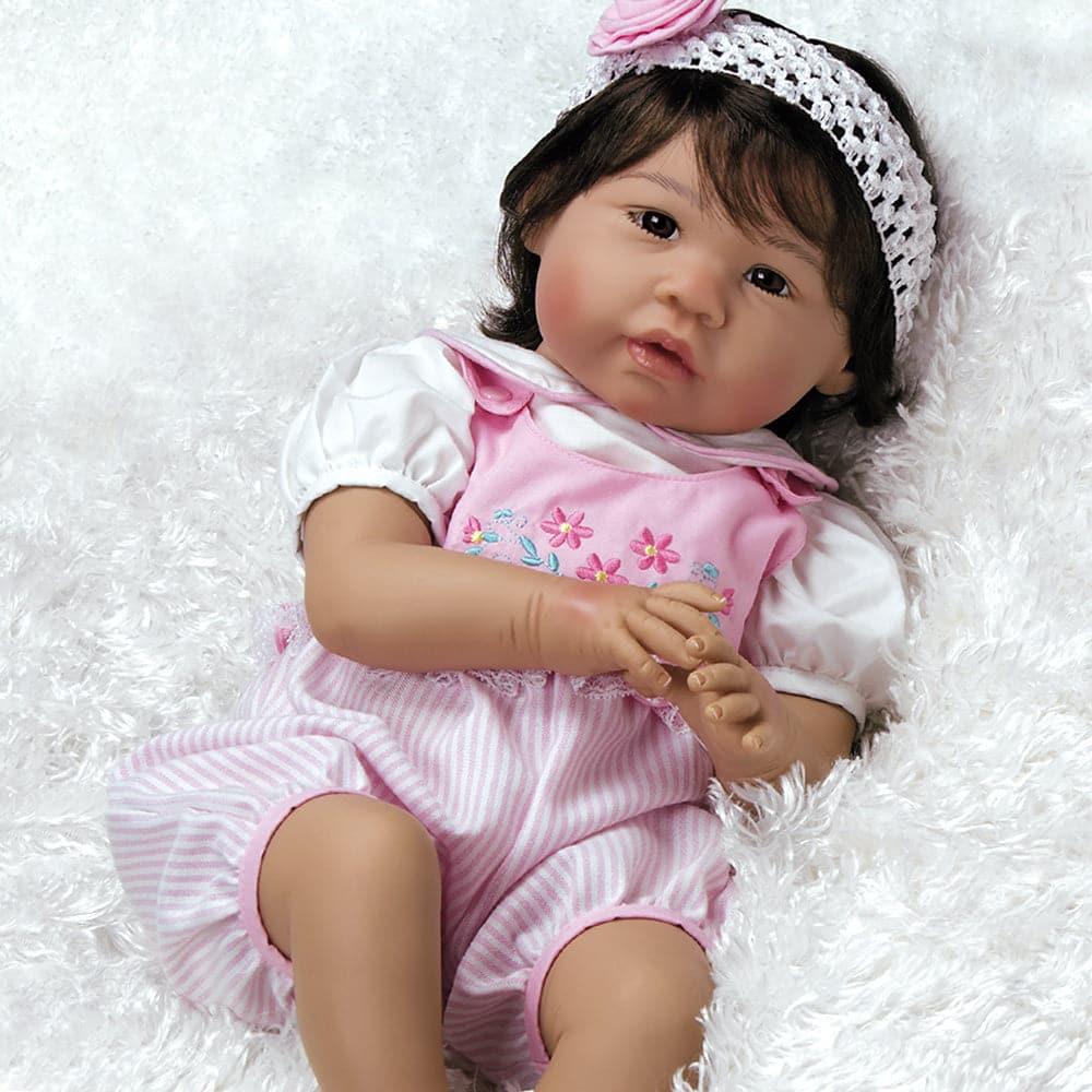 Real Looking Asian Baby Doll, Japanese Baby Sakura, 22 inch Paradise Galleries Reborn