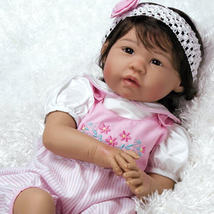 Real Looking Asian Baby Doll, Japanese Baby Sakura, 22 inch Paradise Galleries Reborn