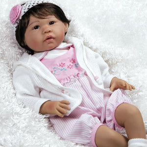 Real Looking Asian Baby Doll, Japanese Baby Sakura, 22 inch Paradise Galleries Reborn