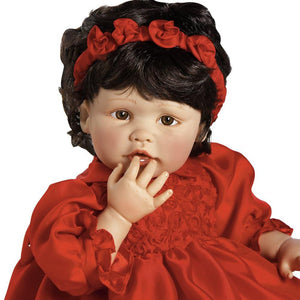 Scarlette, Perfect Christmas Decoration for the Holidays, 22 inch in GentleTouch Vinyl