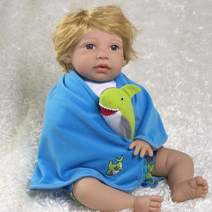 Sharkey - Realistic Toddler Boy Baby Doll 20 inch - Paradise Galleries