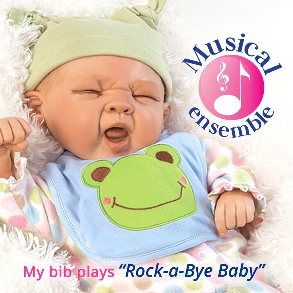 Real Life Baby Boy Doll, Sleepy Frog, GentleTouch Vinyl, 20 inch Paradise Galleries Reborn