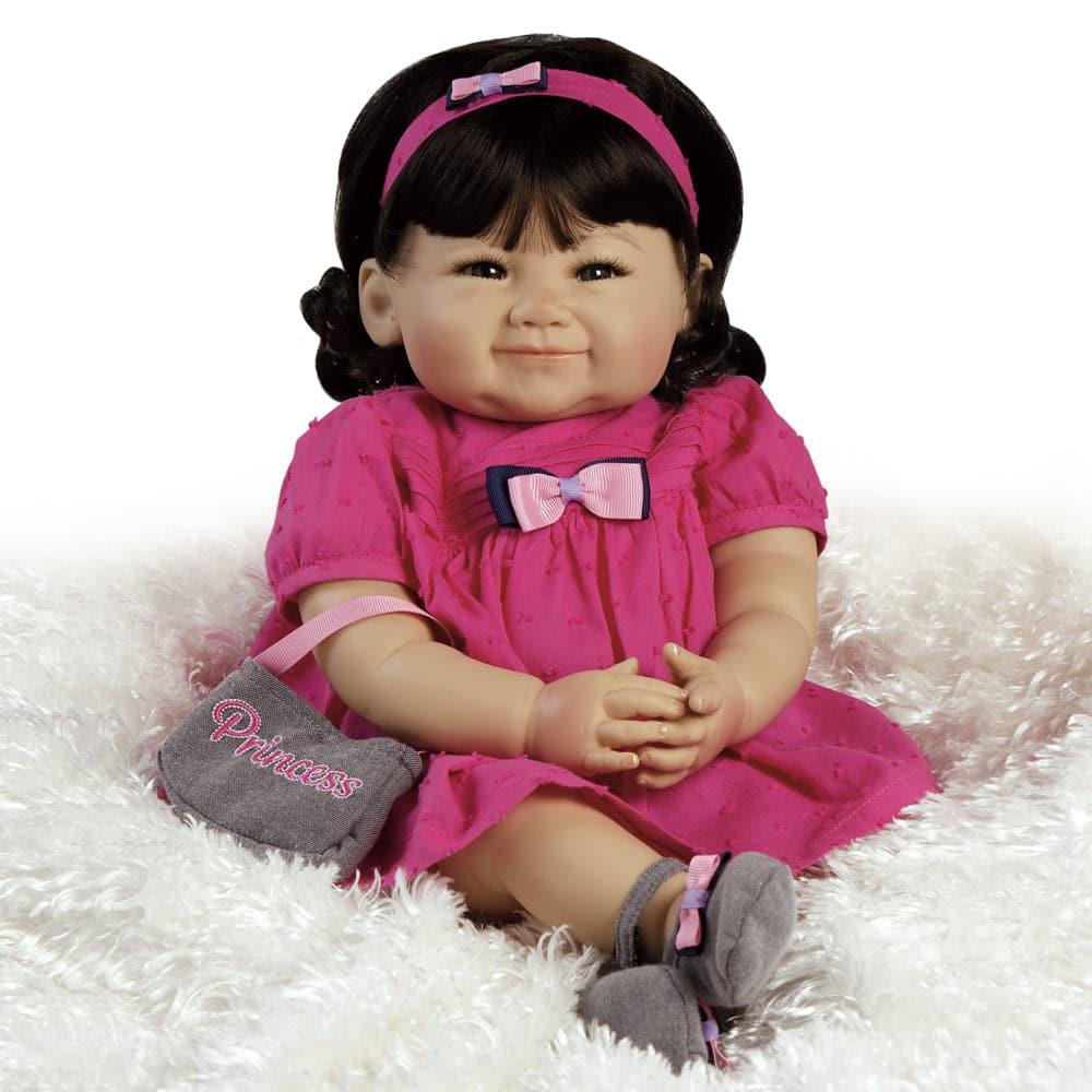 Realistic Asian Baby Doll Su-Lin Sunday Best, 20 inch GentleTouch Vinyl