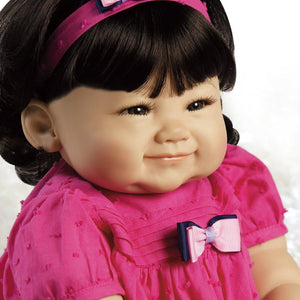 Realistic Asian Baby Doll Su-Lin Sunday Best, 20 inch GentleTouch Vinyl