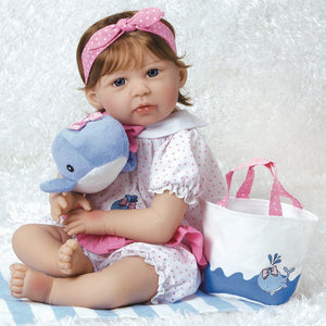 Realistic Reborn Toddler Baby Doll, Summer & Spout, GentleTouch Vinyl, 21 inch Paradise Galleries