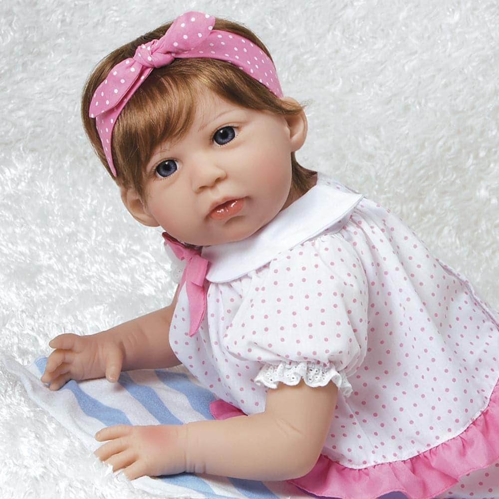 Realistic Reborn Toddler Baby Doll, Summer & Spout, GentleTouch Vinyl, 21 inch Paradise Galleries