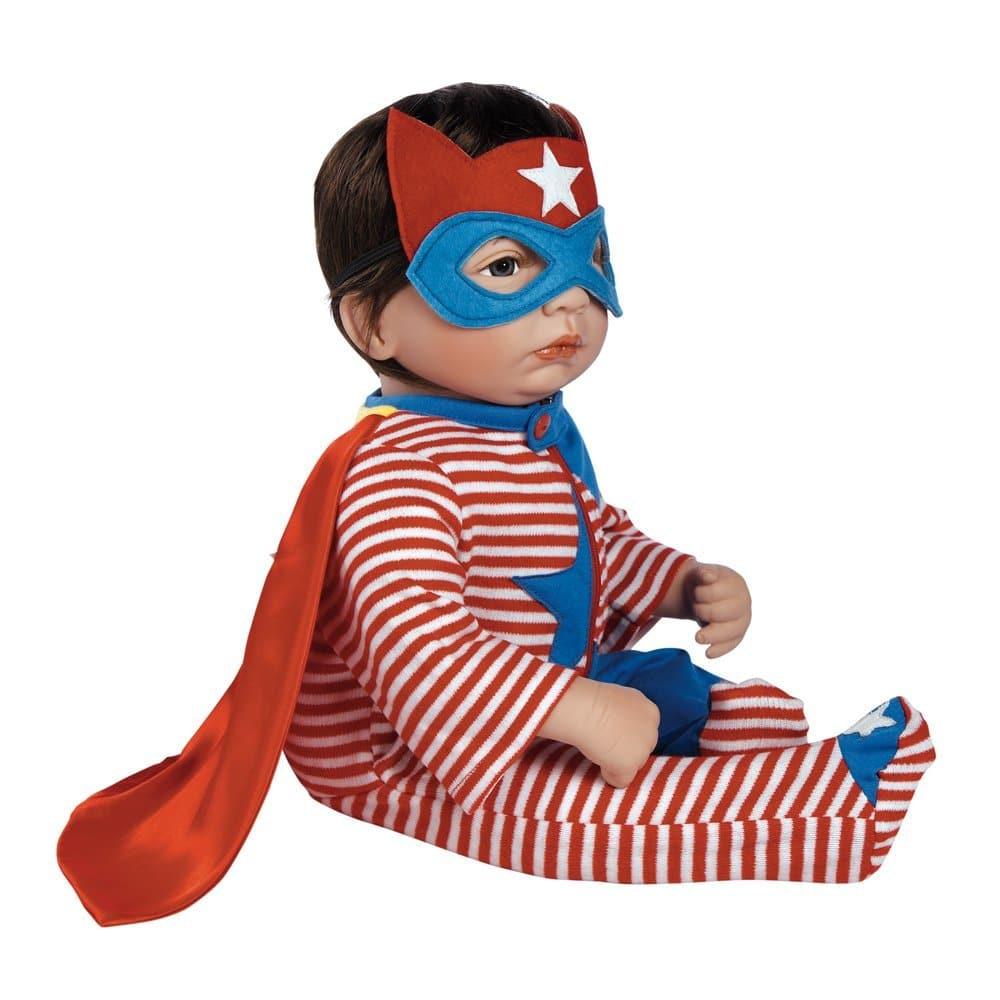 Super Hero Doll, Baby Boy Doll, 19" GentleTouch Vinyl, Weighted Body