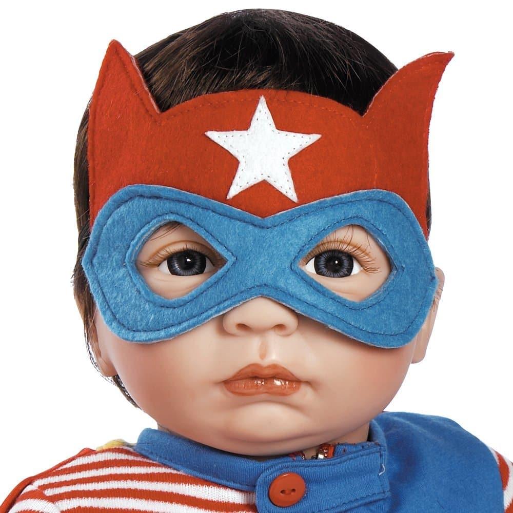 Super Hero Doll, Baby Boy Doll, 19" GentleTouch Vinyl, Weighted Body