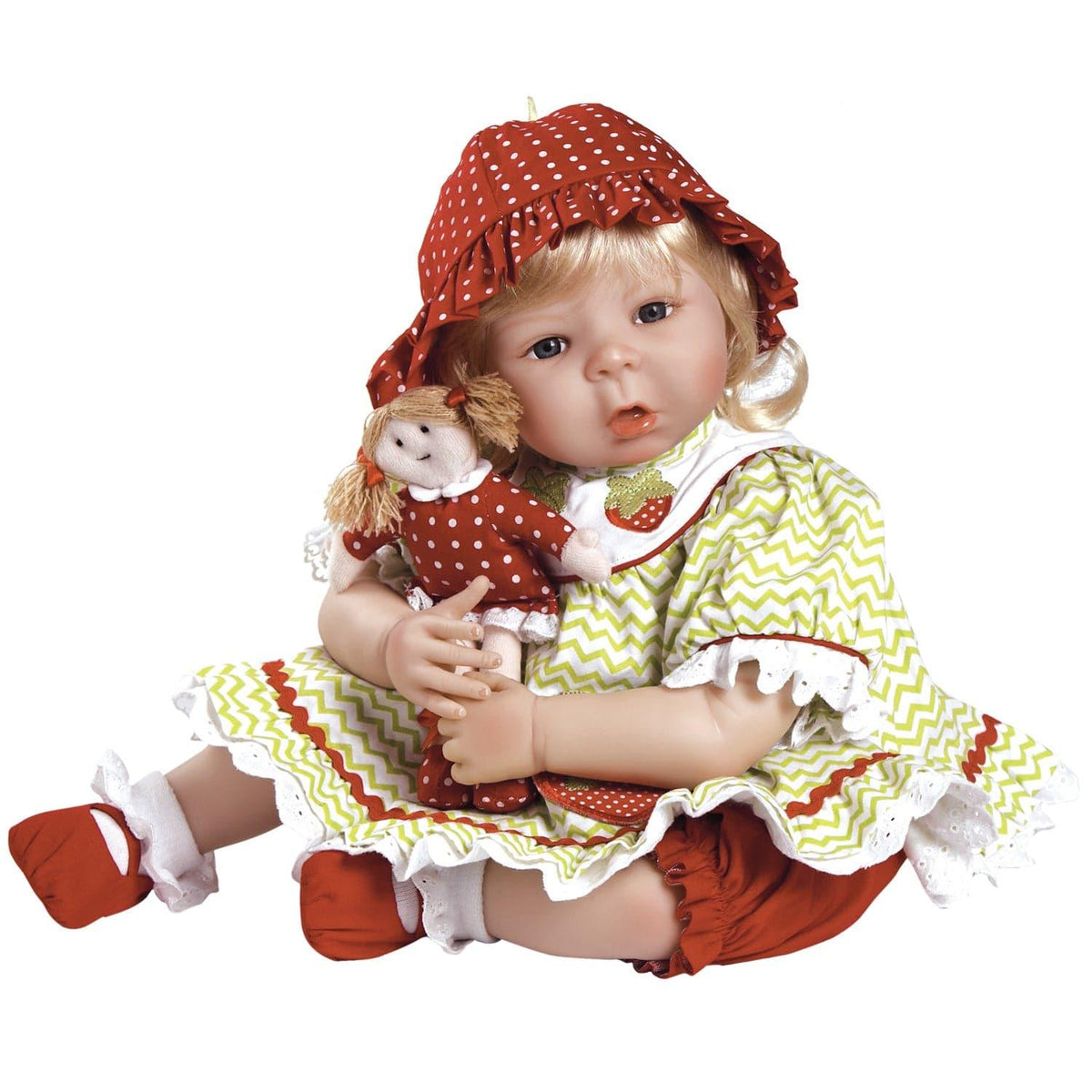 20 inch Realistic Baby Doll, Sweet Berry Baby in Silicone-Like Flex-Touch Vinyl 