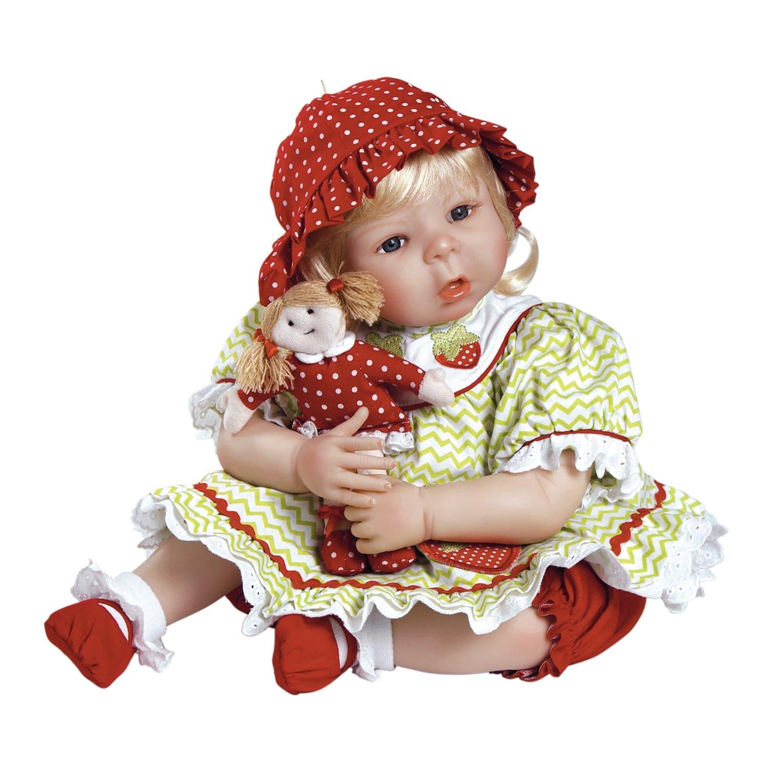 20 inch Realistic Baby Doll, Sweet Berry Baby in Silicone-Like Flex-Touch Vinyl 