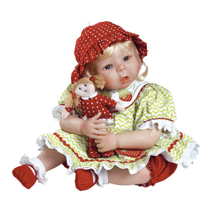 20 inch Realistic Baby Doll, Sweet Berry Baby in Silicone-Like Flex-Touch Vinyl 