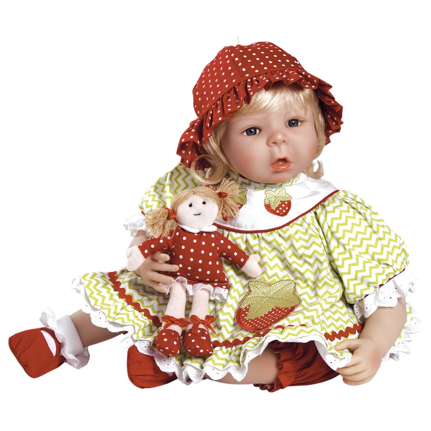 20 inch Realistic Baby Doll, Sweet Berry Baby in Silicone-Like Flex-Touch Vinyl 