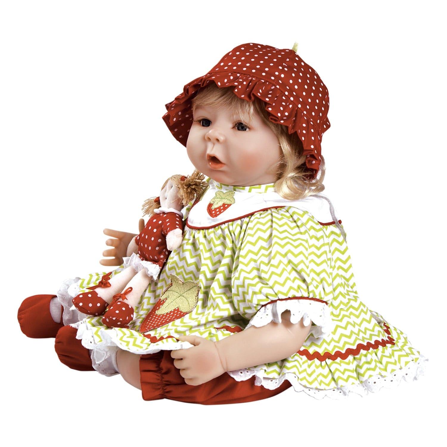 20 inch Realistic Baby Doll, Sweet Berry Baby in Silicone-Like Flex-Touch Vinyl 