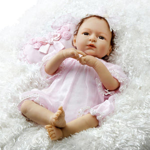 Realistic Baby Doll, Sweet Caroline, 21 inch Weighted Baby in Vinyl