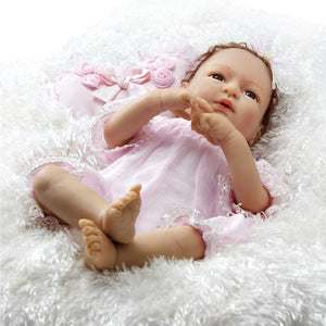 Realistic Baby Doll, Sweet Caroline, 21 inch Weighted Baby in Vinyl