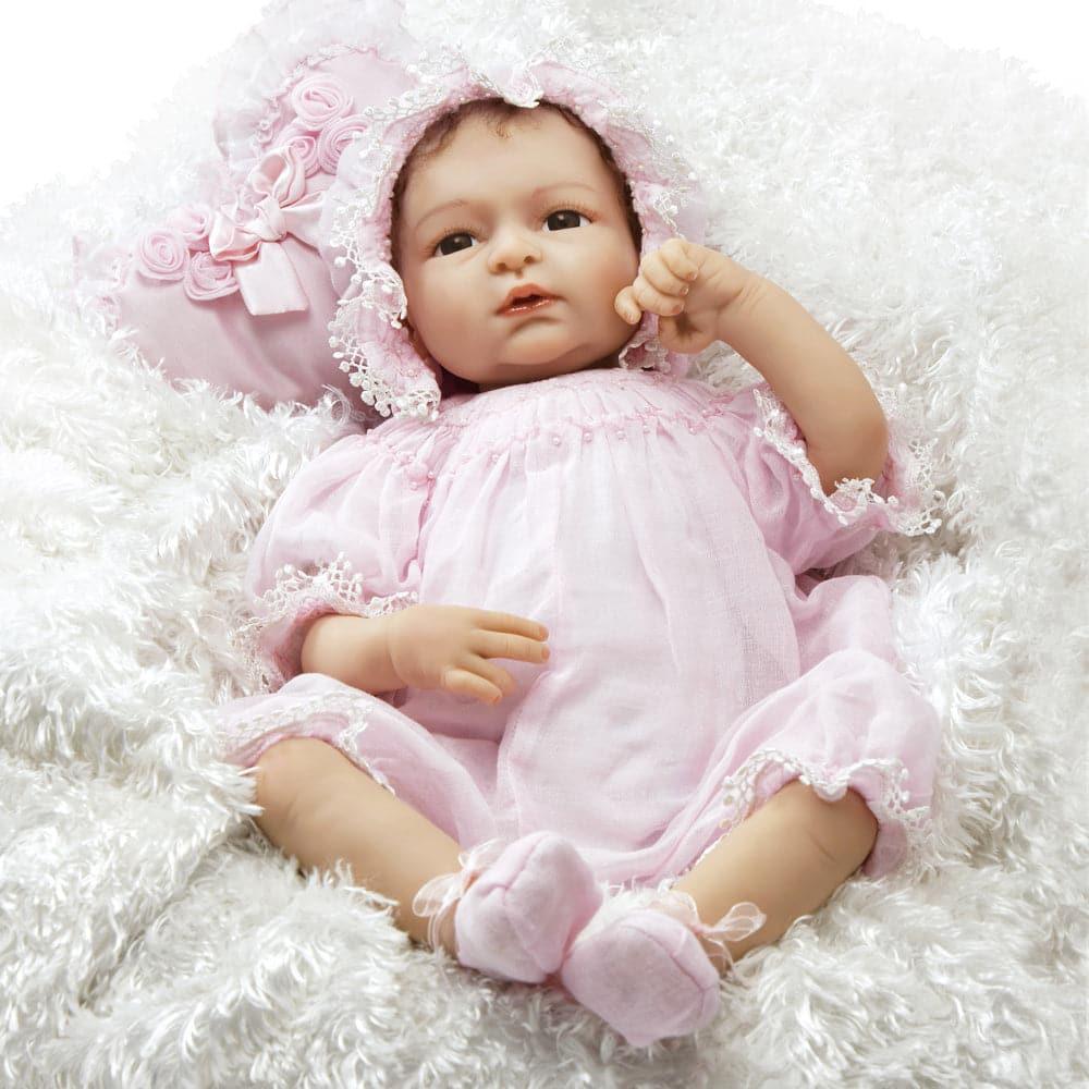 Realistic Baby Doll, Sweet Caroline, 21 inch Weighted Baby in Vinyl