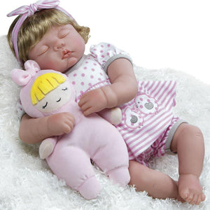 Realistic Lifelike Baby Doll - Sweet Chickie, 19 inch GentleTouch Vinyl | Weighted Body