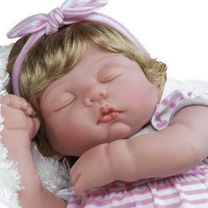 Realistic Lifelike Baby Doll - Sweet Chickie, 19 inch GentleTouch Vinyl | Weighted Body