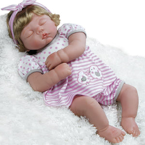 Realistic Lifelike Baby Doll - Sweet Chickie, 19 inch GentleTouch Vinyl | Weighted Body