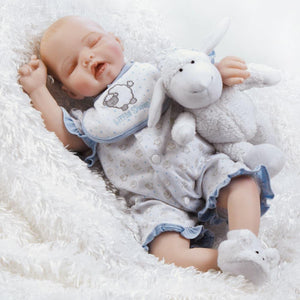 Realistic Infant Doll, Silicone Vinyl, Sweet Dreams Mary, 19 inch Paradise Galleries Reborn