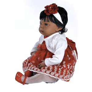 African-American Baby Doll, Sweet Ruby, So Lifelike with Weighted Body