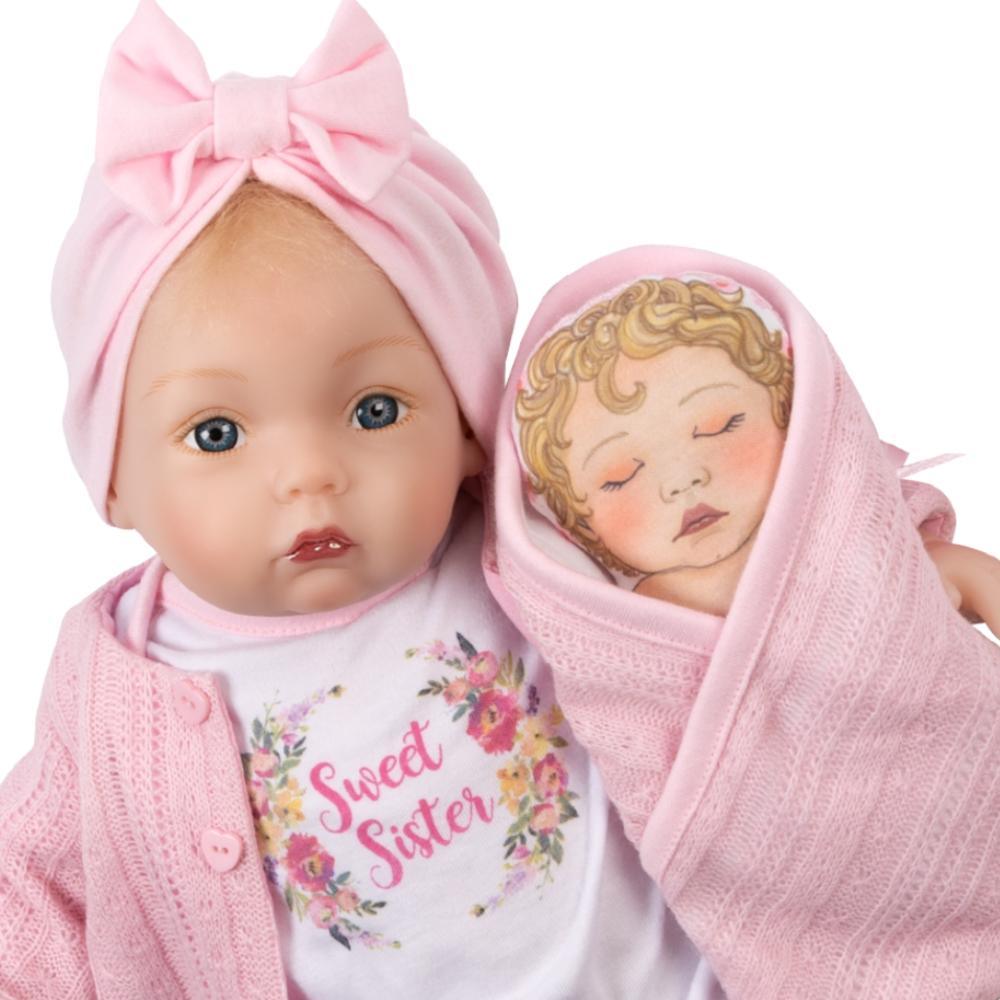 Paradise Galleries Reborn Doll Sweet Sister with Magnetic Pacifier