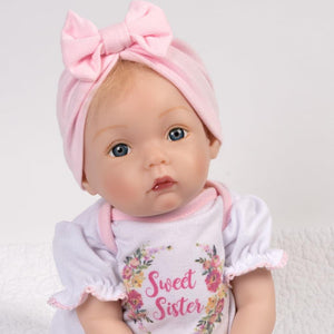 Paradise Galleries Reborn Doll Sweet Sister with Magnetic Pacifier