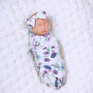 Newborn 16" Reborn Preemie - Swaddlers: Sleeping Lilac - Paradise Galleries