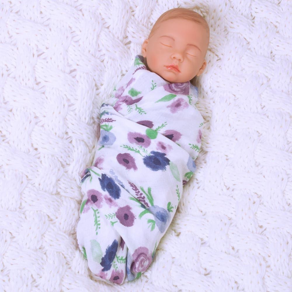 Newborn 16" Reborn Preemie - Swaddlers: Sleeping Lilac - Paradise Galleries