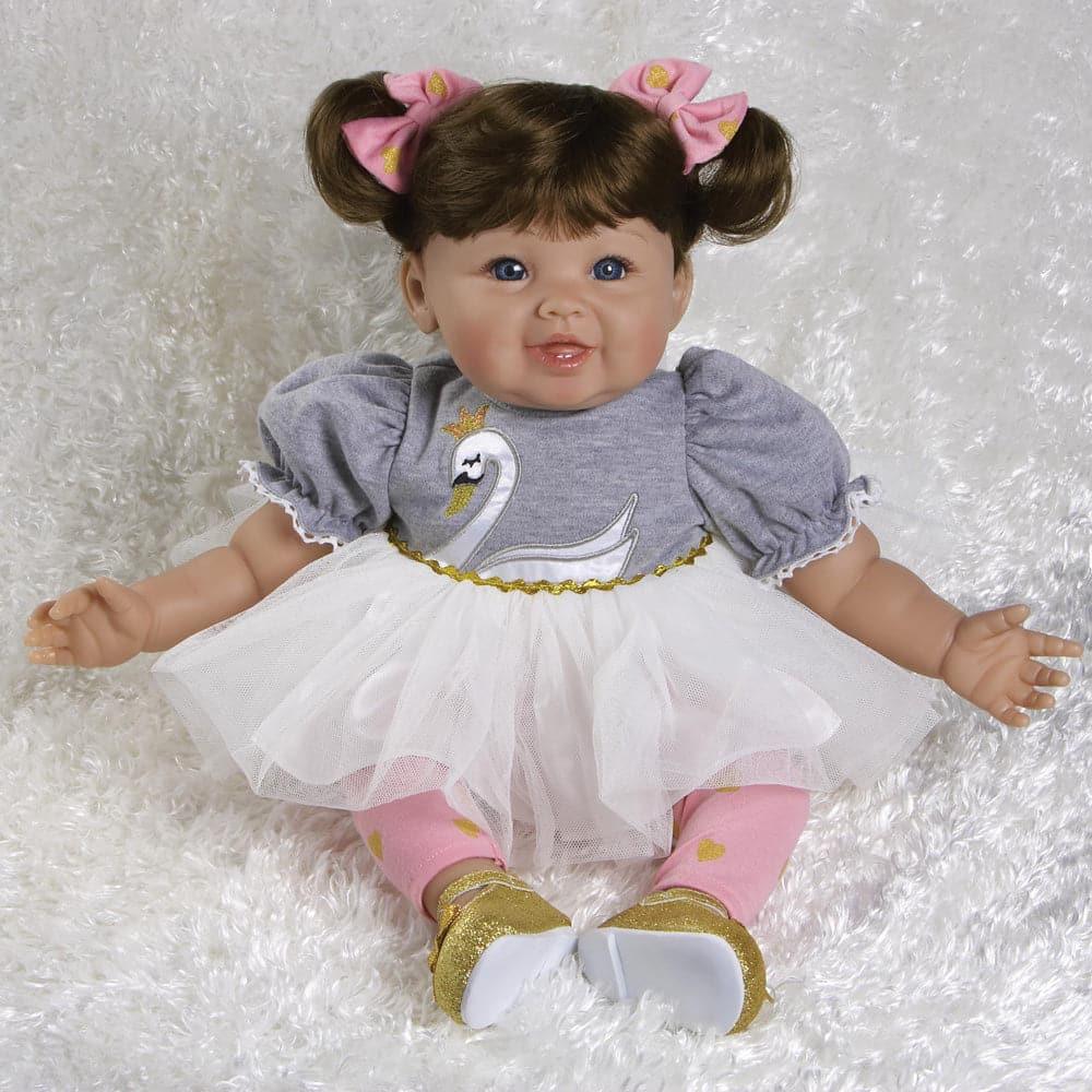 Sweet Swan -  Collectible Ballerina Doll, 20 inch - Paradise Galleries