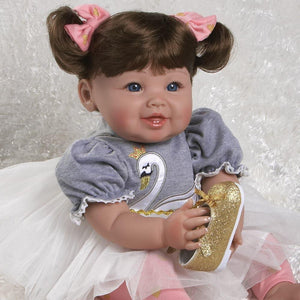 Sweet Swan -  Collectible Ballerina Doll, 20 inch - Paradise Galleries