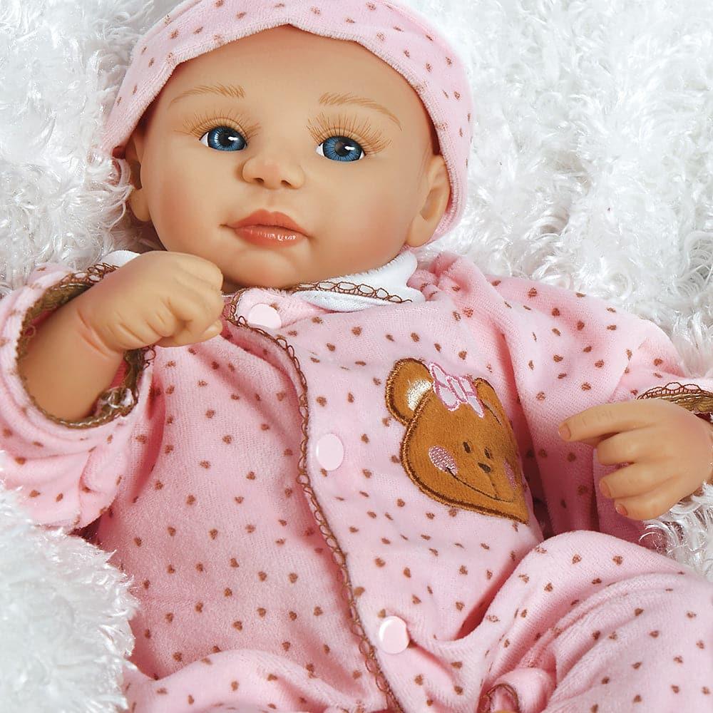 Real Life Twin Baby Dolls Set, Teddy Bear Twins Set, Soft Vinyl, 16 inch Paradise Galleries Reborn Twins