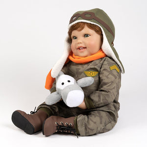 Paradise Galleries Realistic Toddler Doll-The Adventure Begins