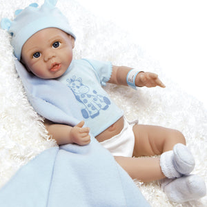 Real Life Boy Baby Doll, Anatomically Correct Tiny Twins, 18 inch Paradise Galleries Reborn