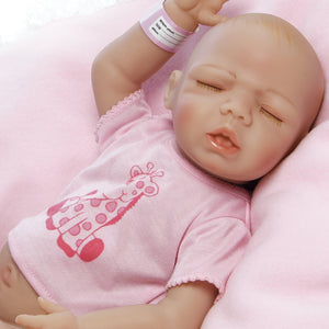 Real Life Girl Baby Doll, Anatomically Correct Tiny Twins, 18 inch Paradise Galleries Reborn