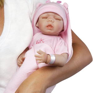 Real Life Girl Baby Doll, Anatomically Correct Tiny Twins, 18 inch Paradise Galleries Reborn