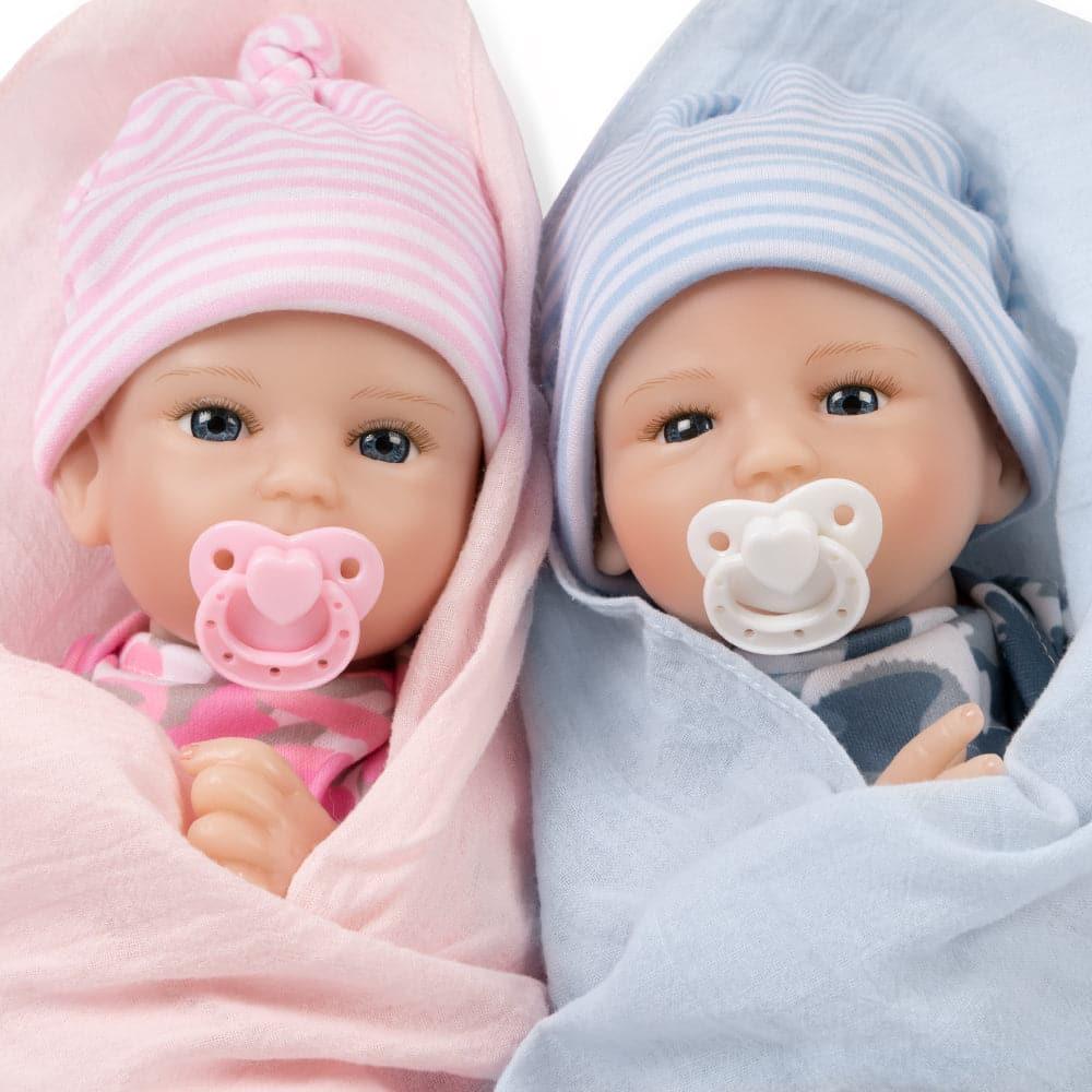 Paradise Galleries Reborn Twin Baby Dolls for Kids-Twice Blessed