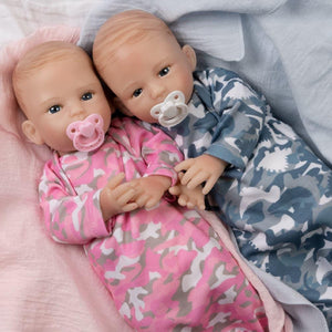 Paradise Galleries Reborn Twin Baby Dolls for Kids-Twice Blessed