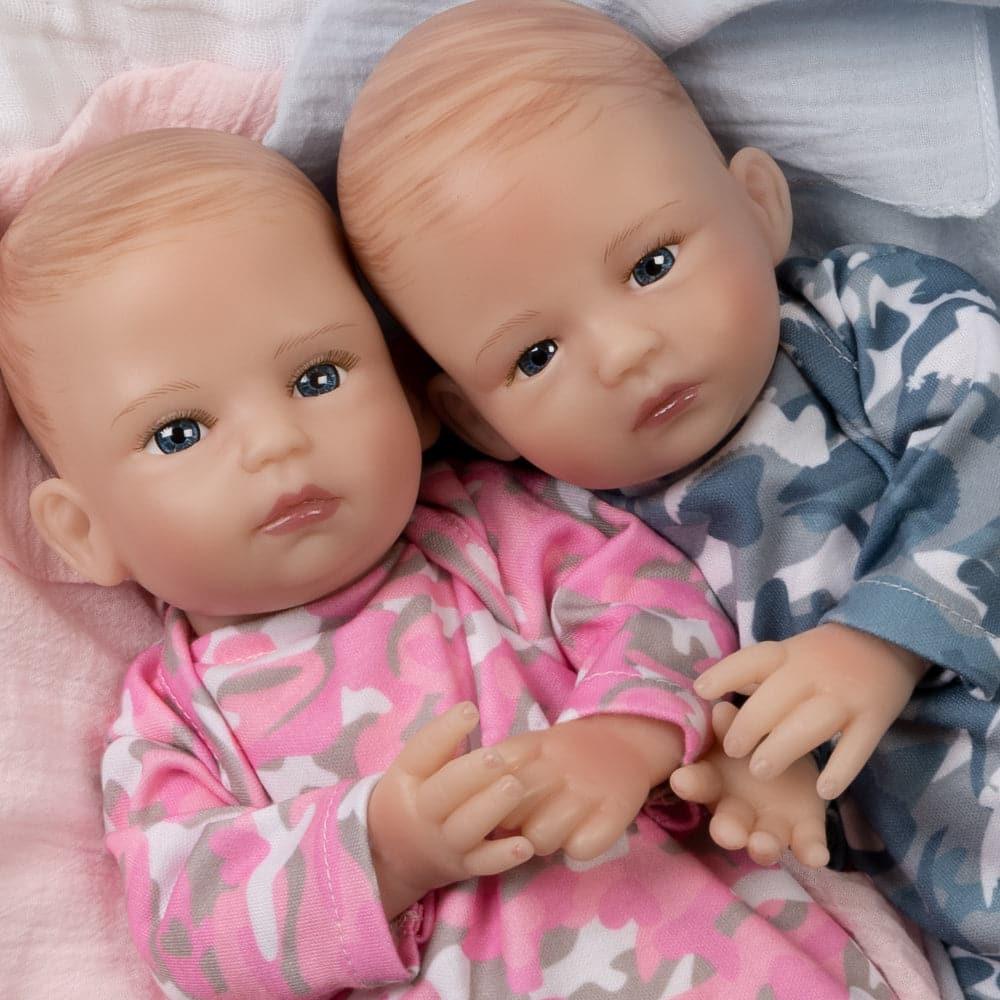 Paradise Galleries Reborn Twin Baby Dolls for Kids-Twice Blessed