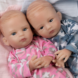 Paradise Galleries Reborn Twin Baby Dolls for Kids-Twice Blessed