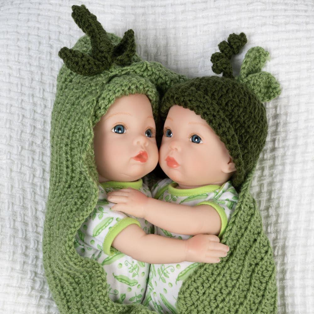 Paradise Galleries Lifelike Newborn Baby Doll - Two Peas in a Pod